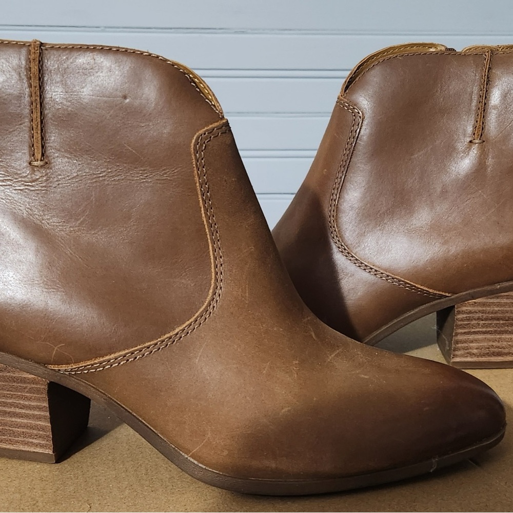 New Frye Leather Ankle Boots